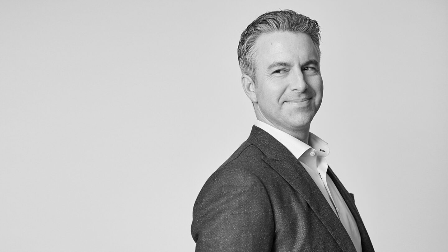 Sean Keathley headshot in black and white