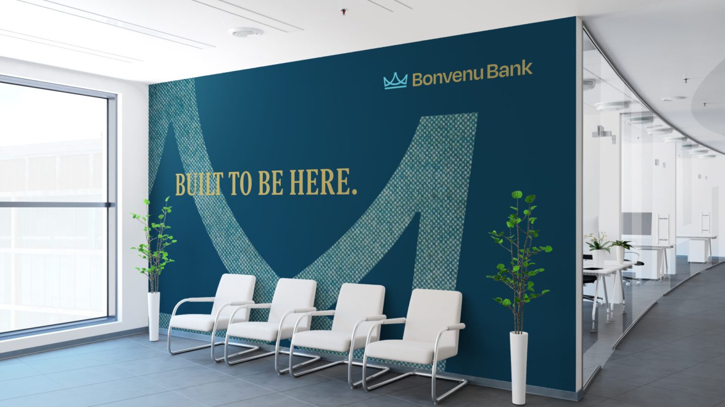 Bonvenu Bank focal wall