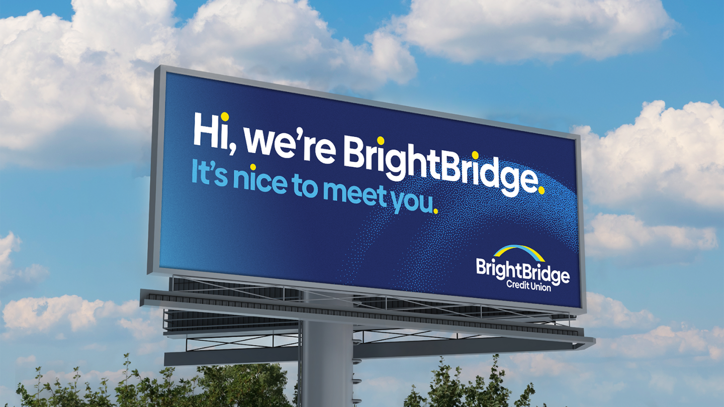 New brand announcement after credit union merger